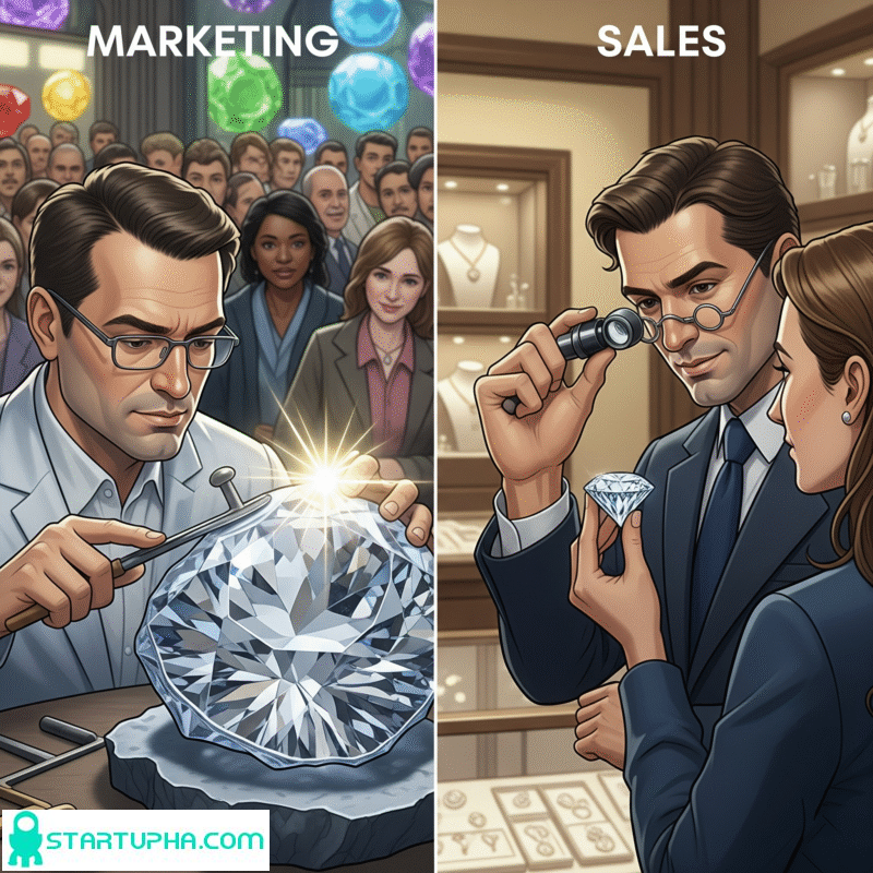 تفاوت بازاریابی و فروش